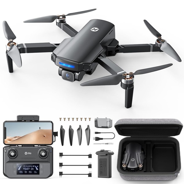 Holy Stone GPS Drone with 4K UHD Camera for Adults Beginner; HS360S 249g Foldable FPV RC Quadcopter with 10000 Feet Control Range, Brushless Motor, Follow Me, Smart Return Home, 5G Transmission