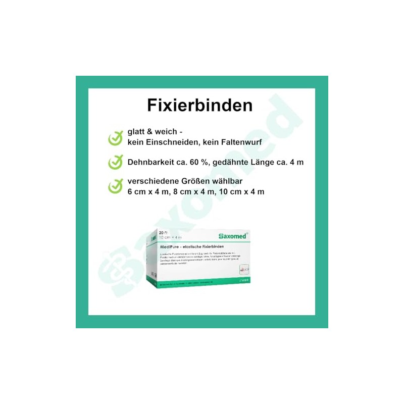 Gauze Bandages 10 cm x 4 m Pack of 20