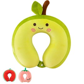 OUOQI Cartoon U-shaped neck pillow, neck pillow plane for travel, children's travel pillow, U-shaped, travel pillow, neck pillow, portable travel neck pillow, portable neck pillow