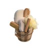 Croll & Denecke 40013 Striped Wooden Basket Gift Set