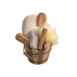 Croll & Denecke 40013 Striped Wooden Basket Gift Set