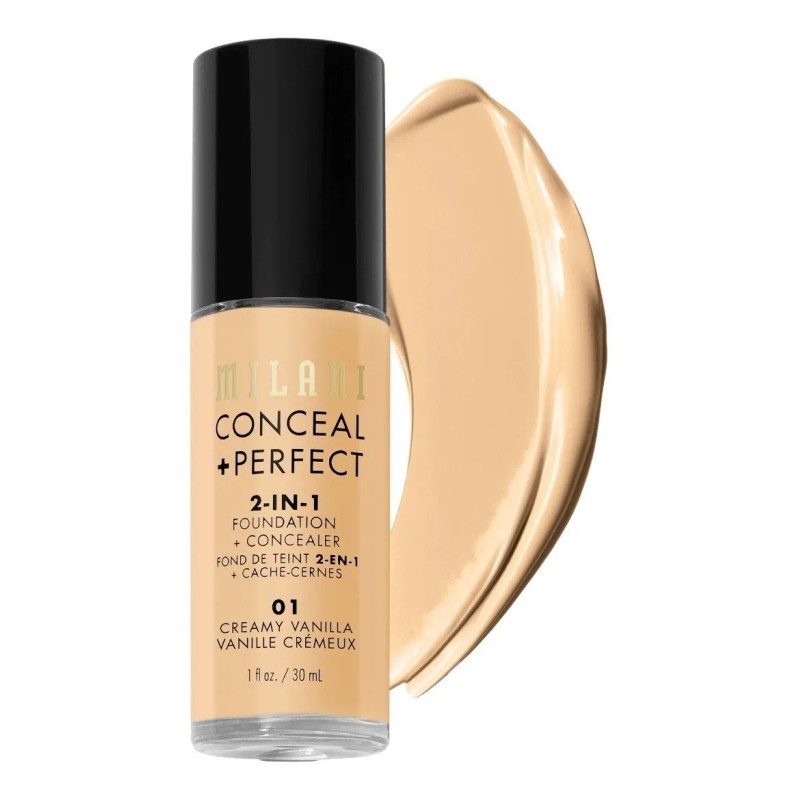 Milani Maquillaje Conceal Perfect Tono Creamy Vanilla