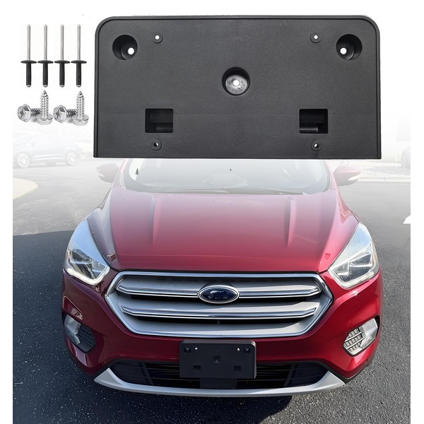 FASTCHE Front License Plate Frame Compatible with Ford Escape 2017
