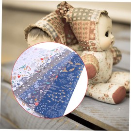 SEWACC 6pcs Printed Cotton Cloth Handmade Patchwork Fabric Breathable Twill Material Multi-Purpose for Blankets Clothes and More Each Comfortable and