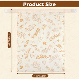 Zhaoyao 2 Pcas Beeswax Bread Bags for Sourdough, Bread Bags for Homemade and Reusable Cotton Linen, Easy to Clean Sourdough Storage Bag Ideal for Zero-waste Kitchens.