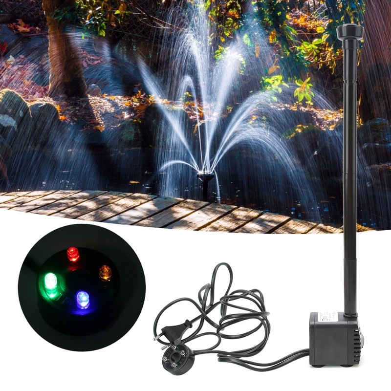 Plastic 3 in 1 600L/H 8W Aquarium Fish Tank Submersible