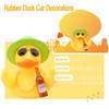 CoFuBcad 2.75" Yellow Duck Dashboard Decoration, Duck Car Ornament Cute