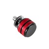 Wsays Seat Bolt Mount Screw Oxidized Black with Red 1/4"-20