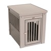 New Age Pet ecoFLEX Pet Crate/End Table, Small, Grey