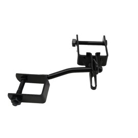 1 1/2" x 2" Square Hinge Steel Gravity Latch for Steel Gates (Powder Coated Black)