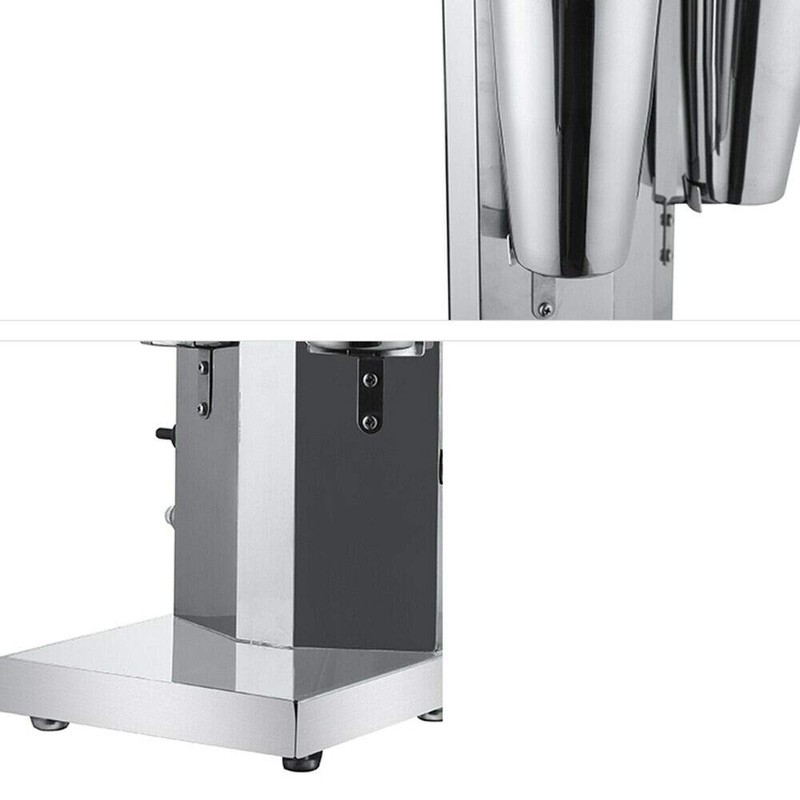 Commercial Electric Milkshake Maker, Stainless Steel Milk Shake Machine Cocktail