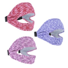 AOZUO 3pcs VR Eye Mask, Adjustable VR Mask Cover Breathable VR Sweat Band Eye Face Cover Comfortable VR Face Dry Cool Guard Cover for Most VR Virtual Reality Game Devices