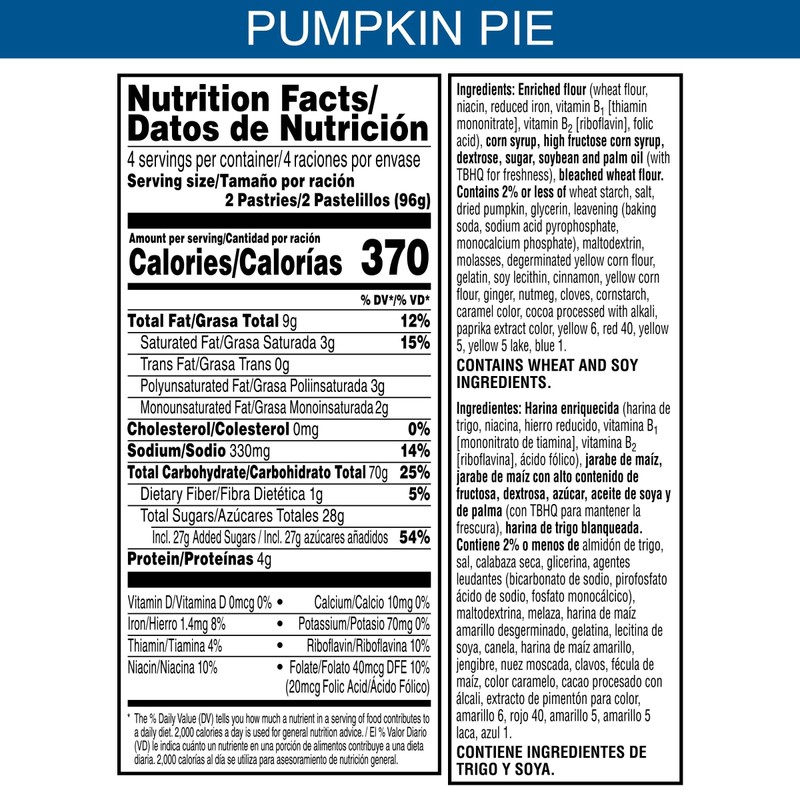 Pop-Tarts Toaster Pastries, Breakfast Foods, Fall Snacks, Frosted Pumpkin Pie,