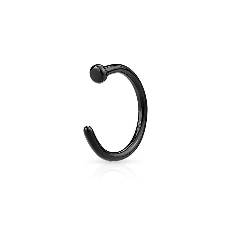 Autiga Nose Ring Nose Piercing Horseshoe Ring Nose Hoop, Stainless
