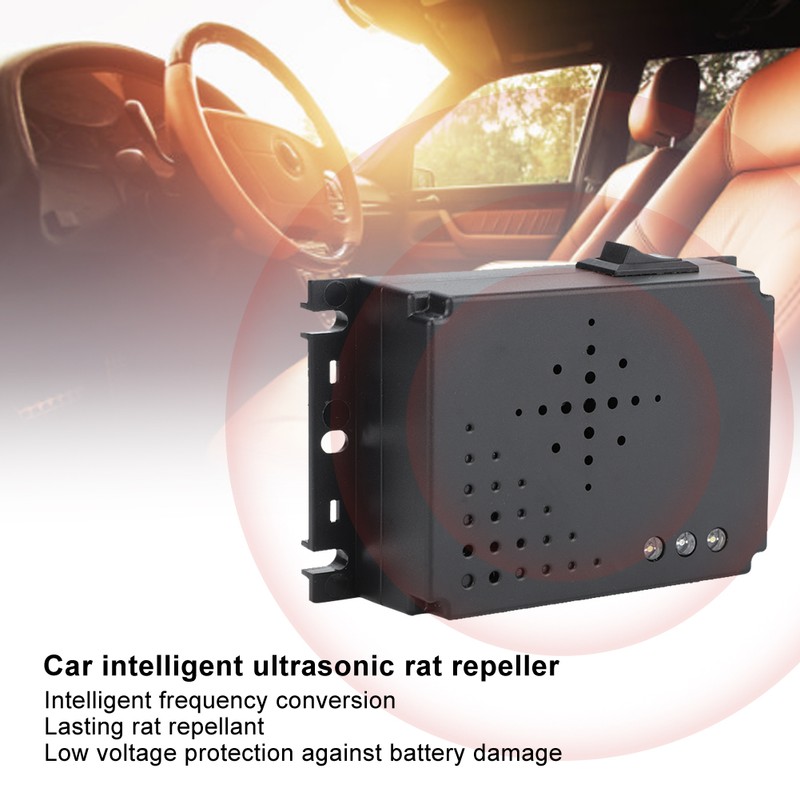 ABS Plastic Car Electronic Ultrasonic Mouse Repeller Rat Deterrent for