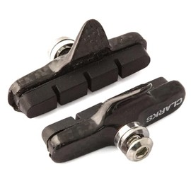 Clarks Cycle Systems Road Elite Lightweight Carbon Fibre Carrier Interchangeable Brake Pads, Compatible with Campagnolo Record, Black, 55mm