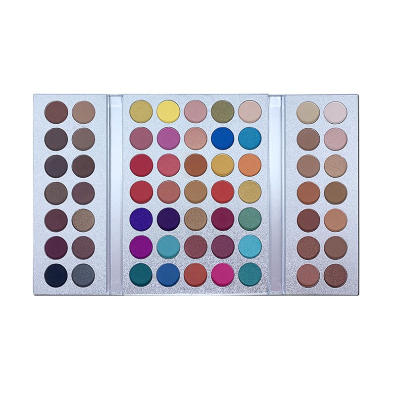 BEAUTY GLAZED 63 Colors Eyeshadow Palette Pearly Matte Eyeshadows Make