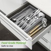 nebxazw Kitchen Drawer Organizer Tray,Drawer Organiser,Cutlery Tray,Expandable Utensil Tray for