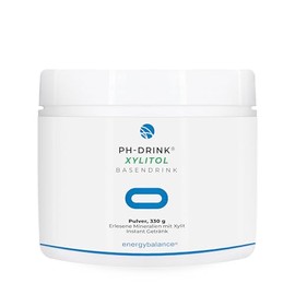 EnergyBalance pH drink - Powder Xylitol Base Drink - Basic Nutrition, Acid-Alkaline Household - Vegan, No Additives - Quality from Switzerland - 330 g