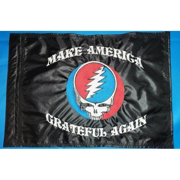 Devil Woman Flags 12"x18 Grateful Dead Stealie with Saying Sailboat
