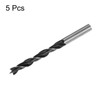 HARFINGTON 5pcs Brad Point Drill Bits 8.5mm(21/64") Dia Straight Steel