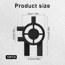 10pcs Paper Towel Dispenser Key for Cintas & Sanis, 3-in-1 Toilet Paper Dispenser Key Replacement with Key Rings Soap Dispenser Key Paper Towel Holder Key for Home Office School