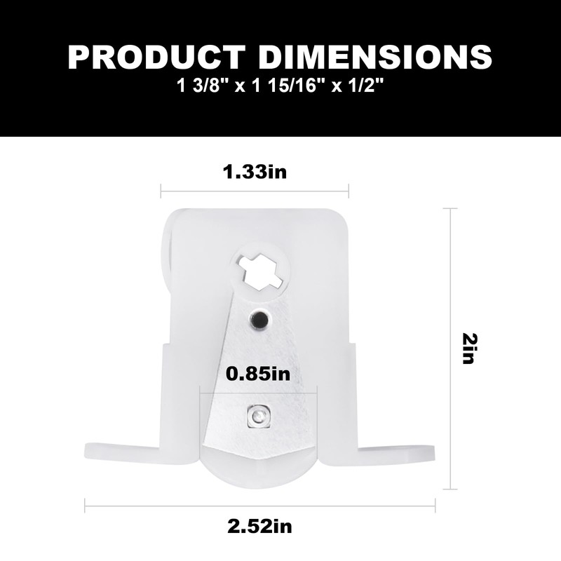Sliding Screen Door Rollers (2 Pcs) Fits for Andersen Part