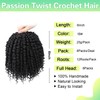 Passion Twist Crochet Hair 6Inch Passion Twist Hair 8 Packs