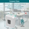 Bonsaii Secure Shredder, Home Office Shredder, high Security, 6-Sheet, Cross-Cut