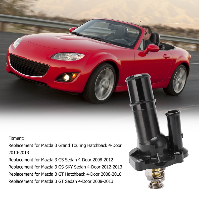 Engine Coolant Thermostat LF70 15 170 High Performance Replacement for