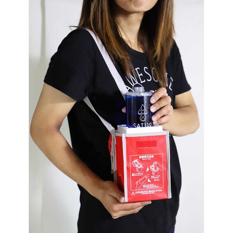 Bonex Sat 119 Eco + Tempura Pack Included, Red, 3.9