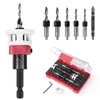 Countersink Drill Bit Set, 5 pcs Carbide Drill Bits with