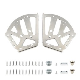 Geesatis Shoes Drawer Cabinet Hinges Flip Frame,Furniture Hinge Turning Rack Fittings,Overlay Matte Black Cabinet Hinges,3 Layers,1 Pair