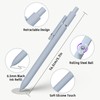 UIXJODO Gel Pens, 10Pcs 0.5mm Black Ink Pens Fine Point