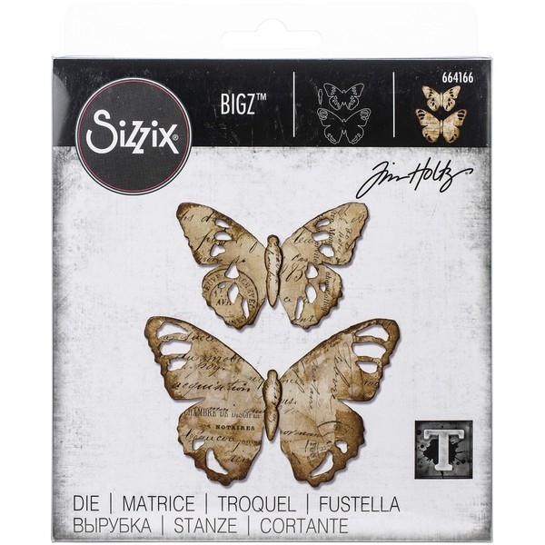 Sizzix, Tattered Butterfly Bigz Die , Tim Holtz, One Size