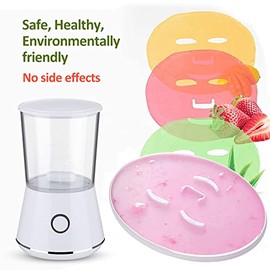 Máquina Mascarilla Facial con 16 piezas Colágeno, DIY Máscara Natural Frutas y Verduras, Máquina Automática Mascarillas para Cuidado Piel Ojos, Pecho, Manos y Cuello, SPA Piel Facial