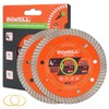 INWELL 4.5 Inch Super Thin Diamond Turbo Blade for Cutting