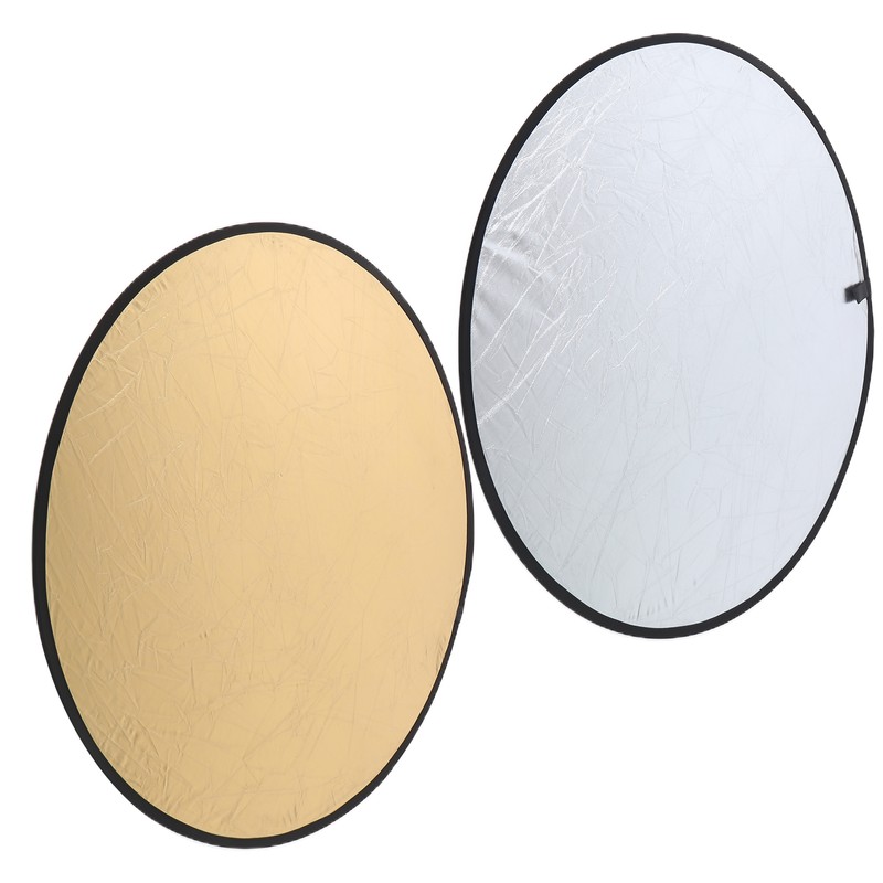 110cm Round Reflector 2 in 1 Collapsible Round Photography Reflector