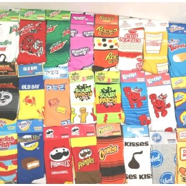 Odd Sox, FUN Socks Men's  Size 6-12 Crew Socks Novelty BUY 5 GET THE 6TH FREE