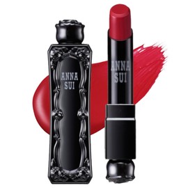 ANNA SUI Rouge Red - Lipstick - Development of Rich, Vivid Color - Rich Texture - Sculpted Form - Long-Lasting - Sophisticated and Elegant Red -​ 401 Cardinal Red - 0.12 oz.