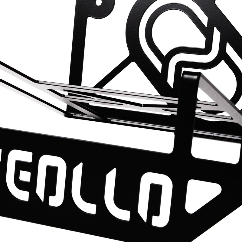 MEOLLO Roller Skates Wall Mount (100% Steel) (Black)