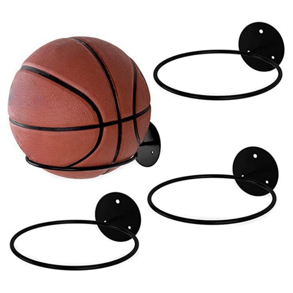 NIPOGEAR Sports Ball Storage，Wall Mounted Basketball Rack, Ball Placement Rack,