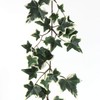 Larksilk Variegated English Ivy Garland Artificial Silk Greenery, Faux Ivy
