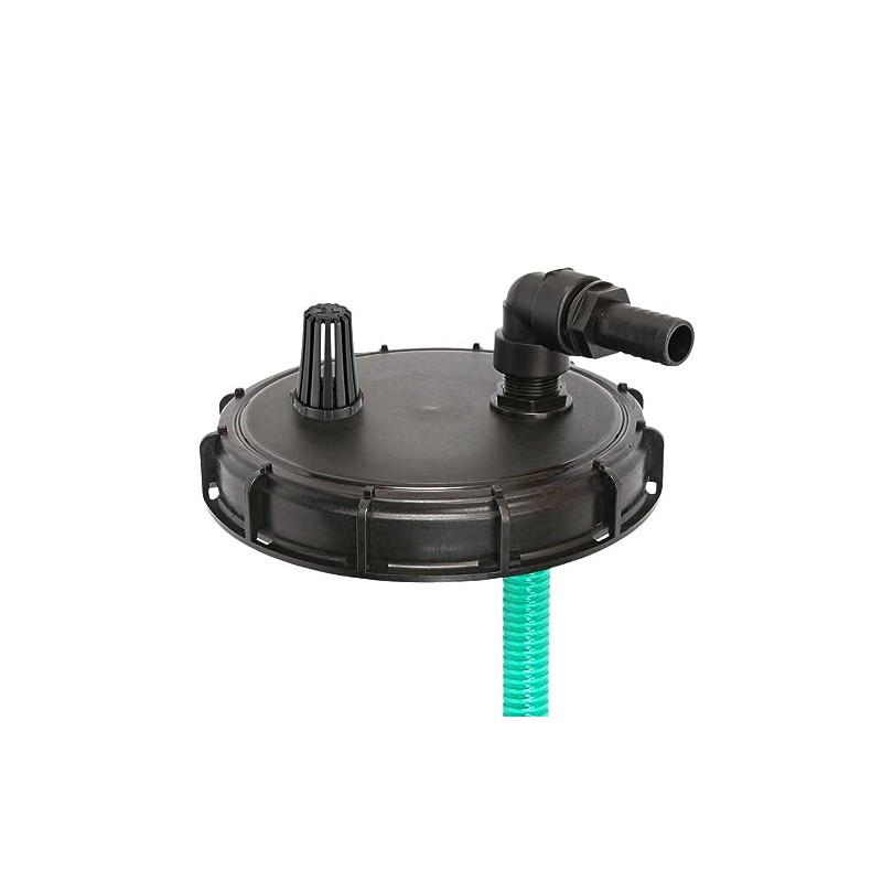 REKUBIK IBC Lid with Suction Fitting and Suction Hose +