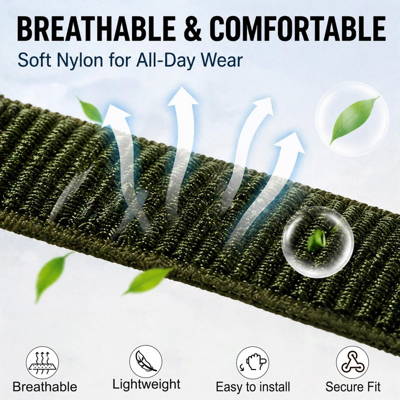 4 Pack Nylon for Hume Band Replacement Strap 1.0, Breathable