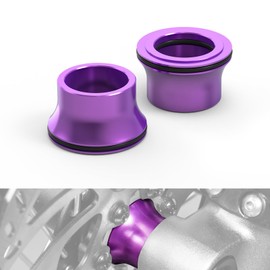 NICECNC Purple Front Wheel Hub Spacer Bushing Collars O-Ring Compatible with Surron Light bee X/S/ L1E Compatible with Segway X160 X260 CNC Aluminum