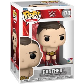 POP WWE: Gunther Funko Vinyl Figure (Bundled with Compatible Box Protector Case), Multicolor, 3.75 inches