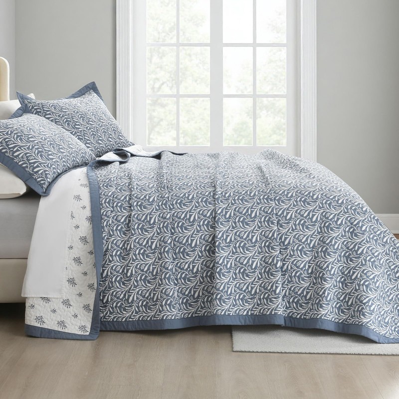 PANGUSHAN Quilt Set King Size - 100% Cotton King Comforter
