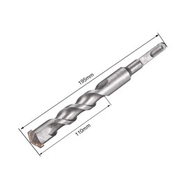 uxcell Rotary Hammer Drill Bit, 7/8-inch Bit, 3.9-inch Significant Depth, 7.7-inch Long, Carbide Tipped Hollow Square Shank Drill