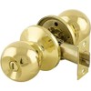 Romak 608940 Knob Set Privacy Set Knob Brass Polished